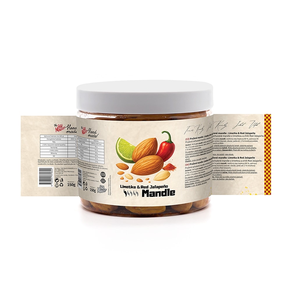 Mandle s příchutí LIMETKA & RED JALAPEÑO — náhled 2