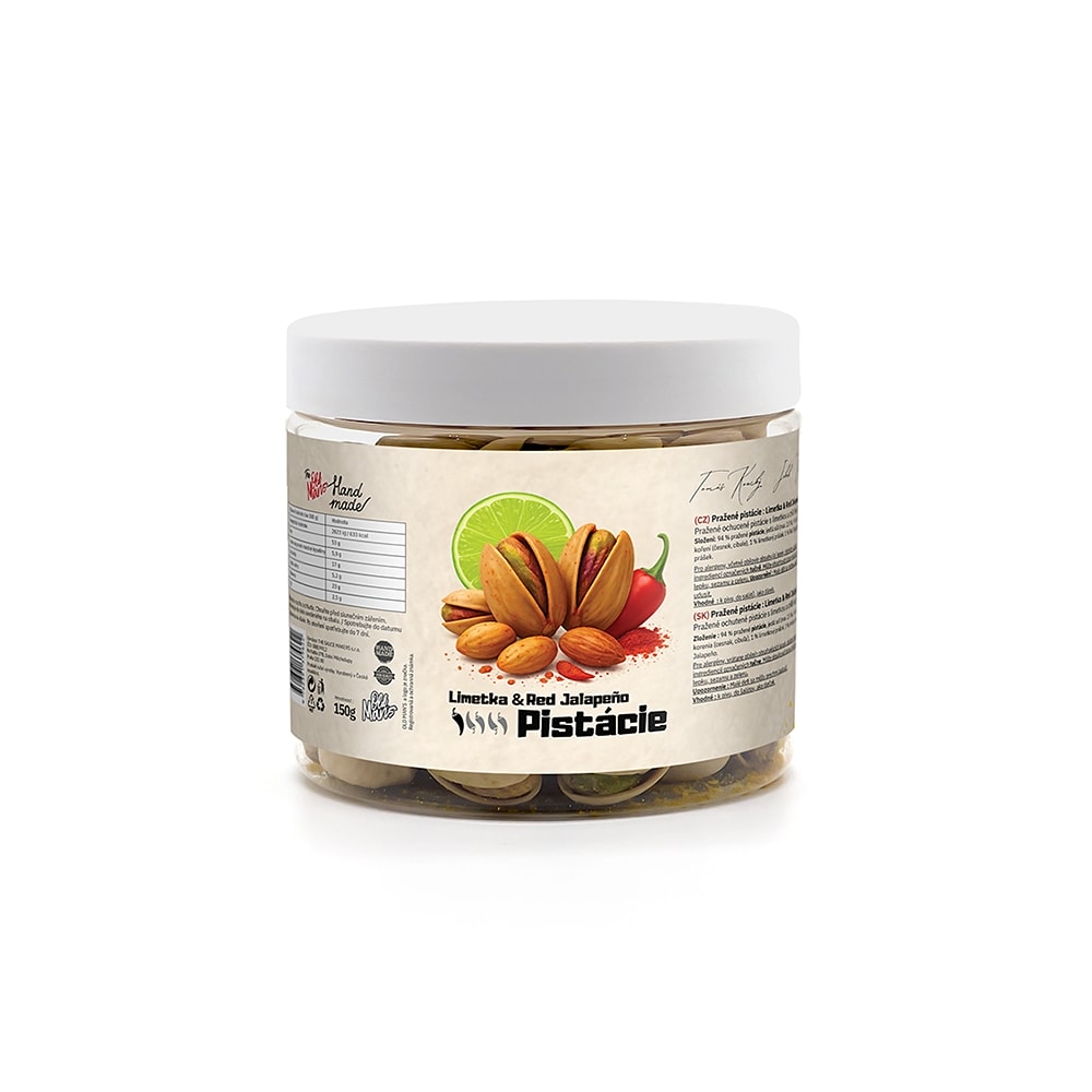 Pistácie – Limetka &amp; Red Jalapeño 150g