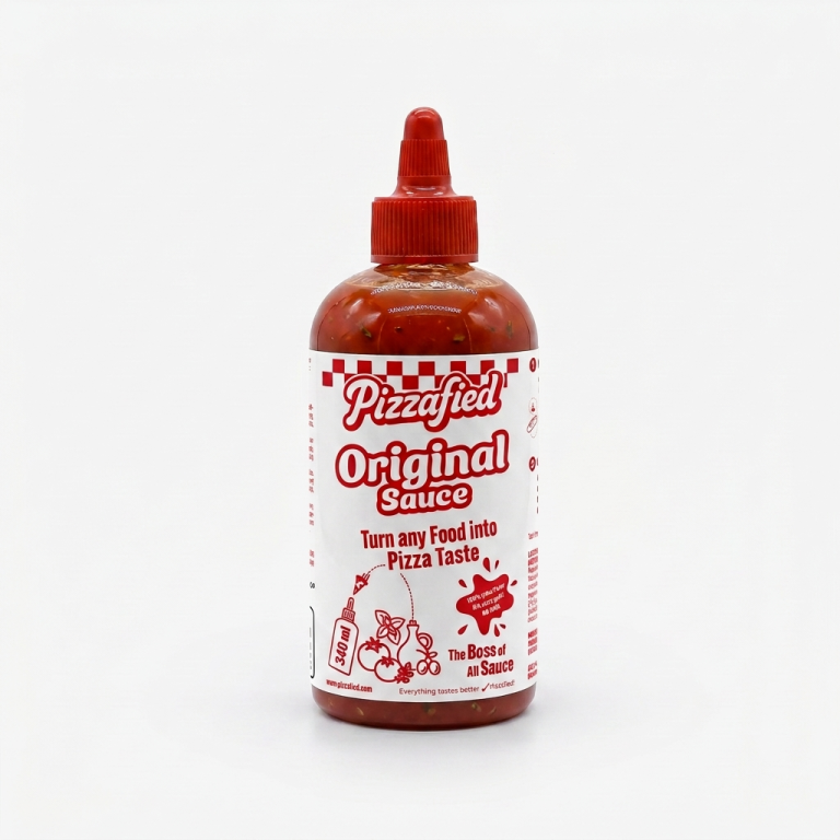 Pizzafied Omáčka – příchuť pizzy na jakékoliv jídlo Squeeze 340ml/380g